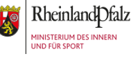 Logo Ministerium des Innern und für Sport Rheinland-Pfalz.