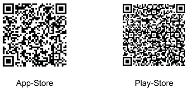 Abfallkalender-App Codes für Apple und Playstore.