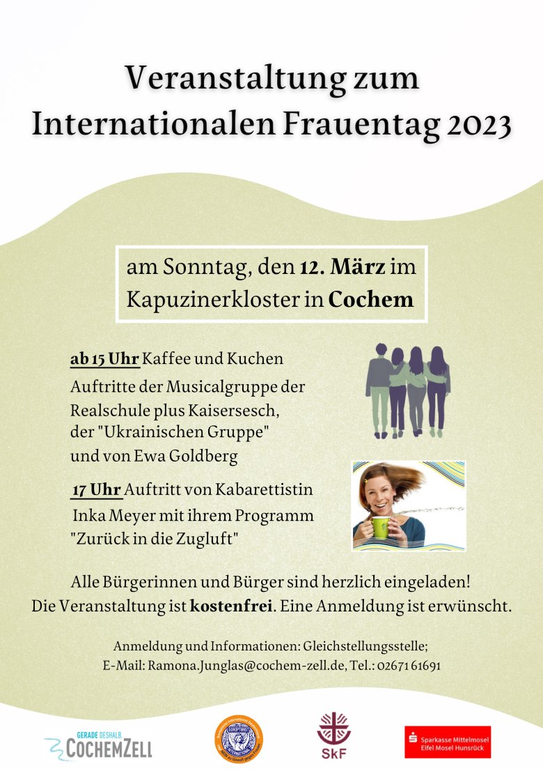 Plakat des Frauentags 2023