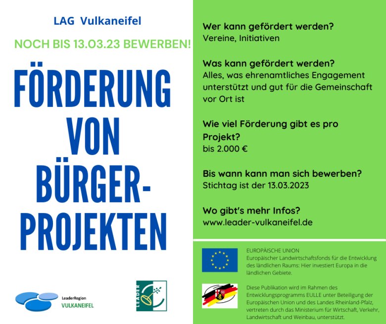 Projekt des Monats Februar der LAG