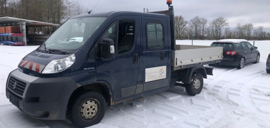 Zu veräußerndes Auto: seitliche Vorderansicht