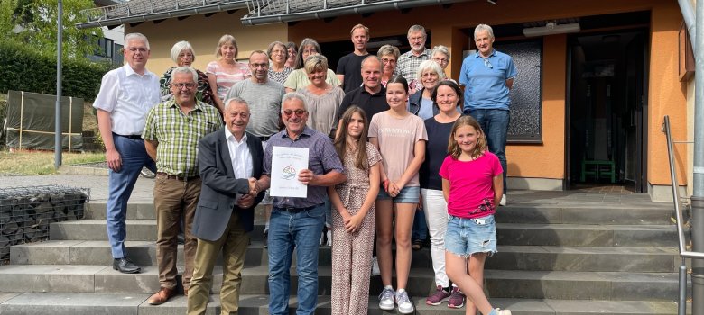 Gruppenfoto der Abschlussveranstaltung der Initiative ZCD in Leienkaul.