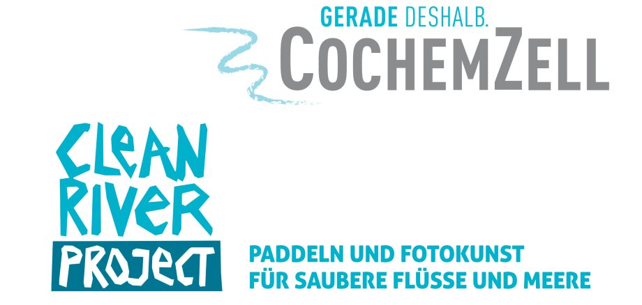 Logos der Kreisverwaltung und dem Clean River Project e.V.