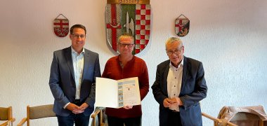 Urkundenübergabe der Abschlussveranstaltung ZCD in Sosberg
