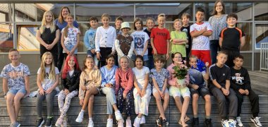 5b: Klassenleitung Frau Melanie Domogalla und Frau Carolin Halcour