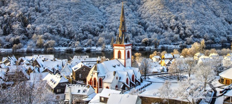 Schneelandschaft Ediger-Eller