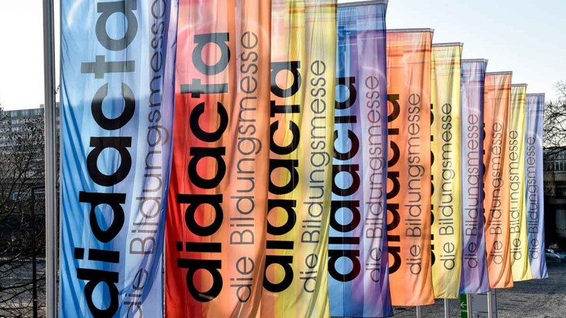 Fahnen der didacta Bildungsmesse
