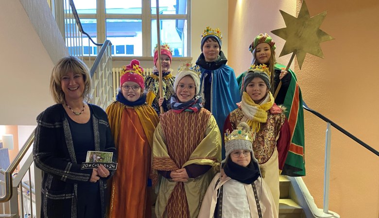 Besuch der Sternsinger im Kreishaus