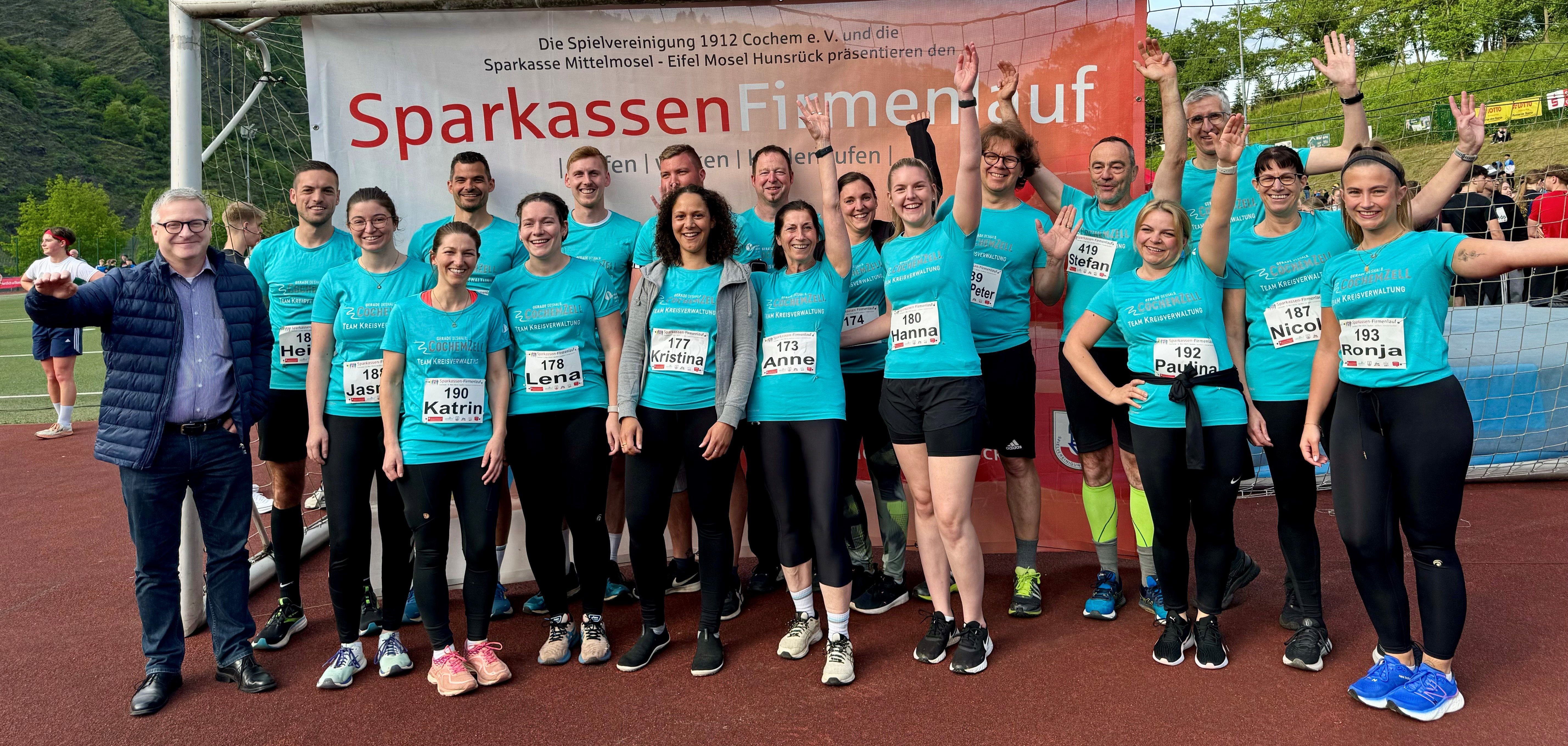 Gruppenfoto der Teilnehmer:innen der Kreisverwaltung Cochem-Zell