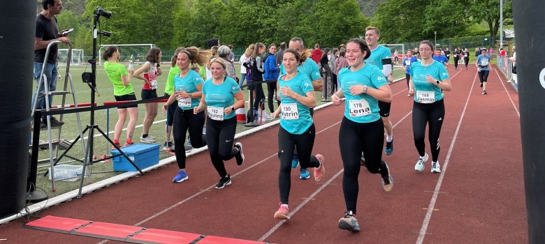 Zieleinlauf der Läufer:innen