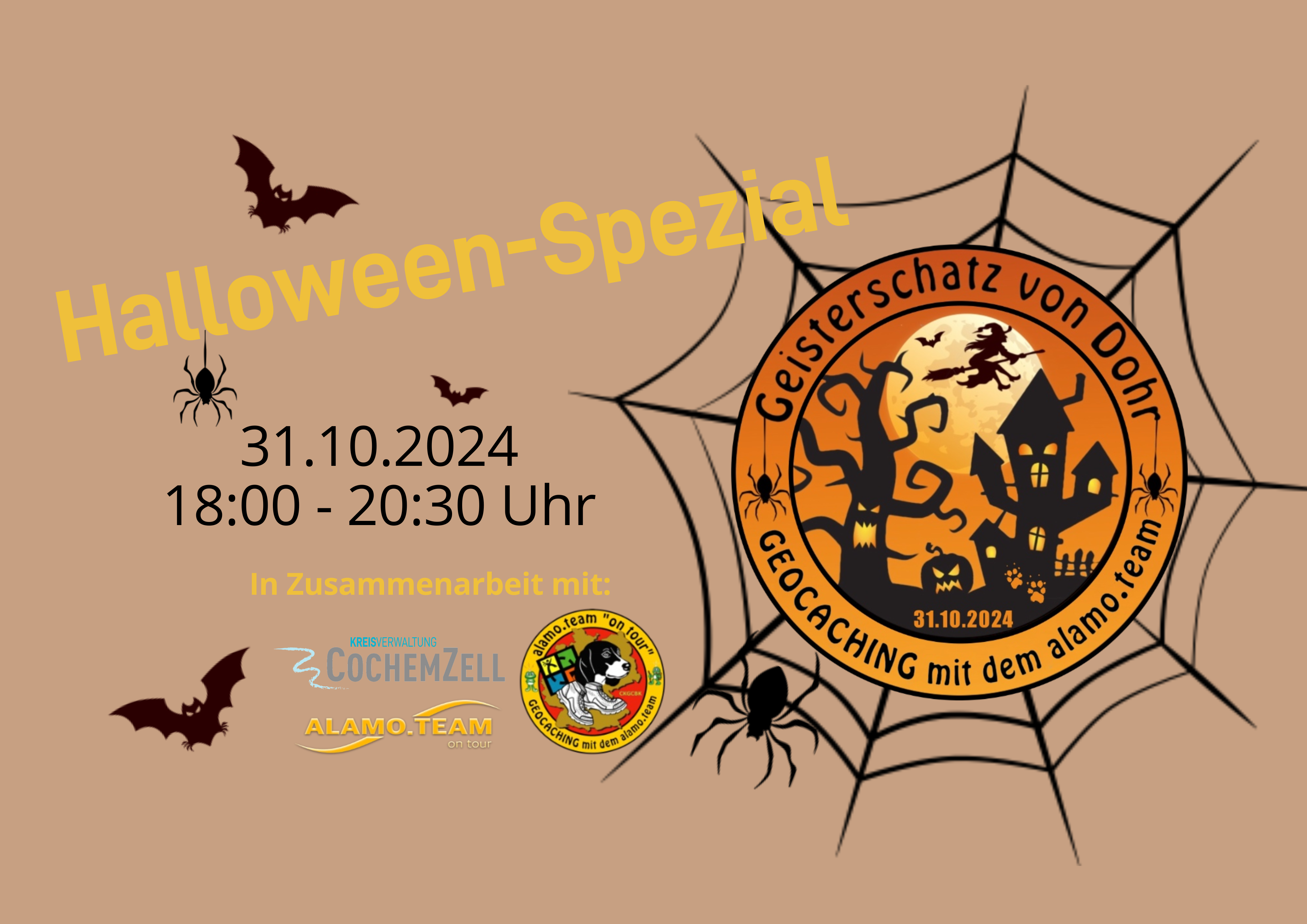 Halloween-Geocaching 2024 Titelbild - 1
