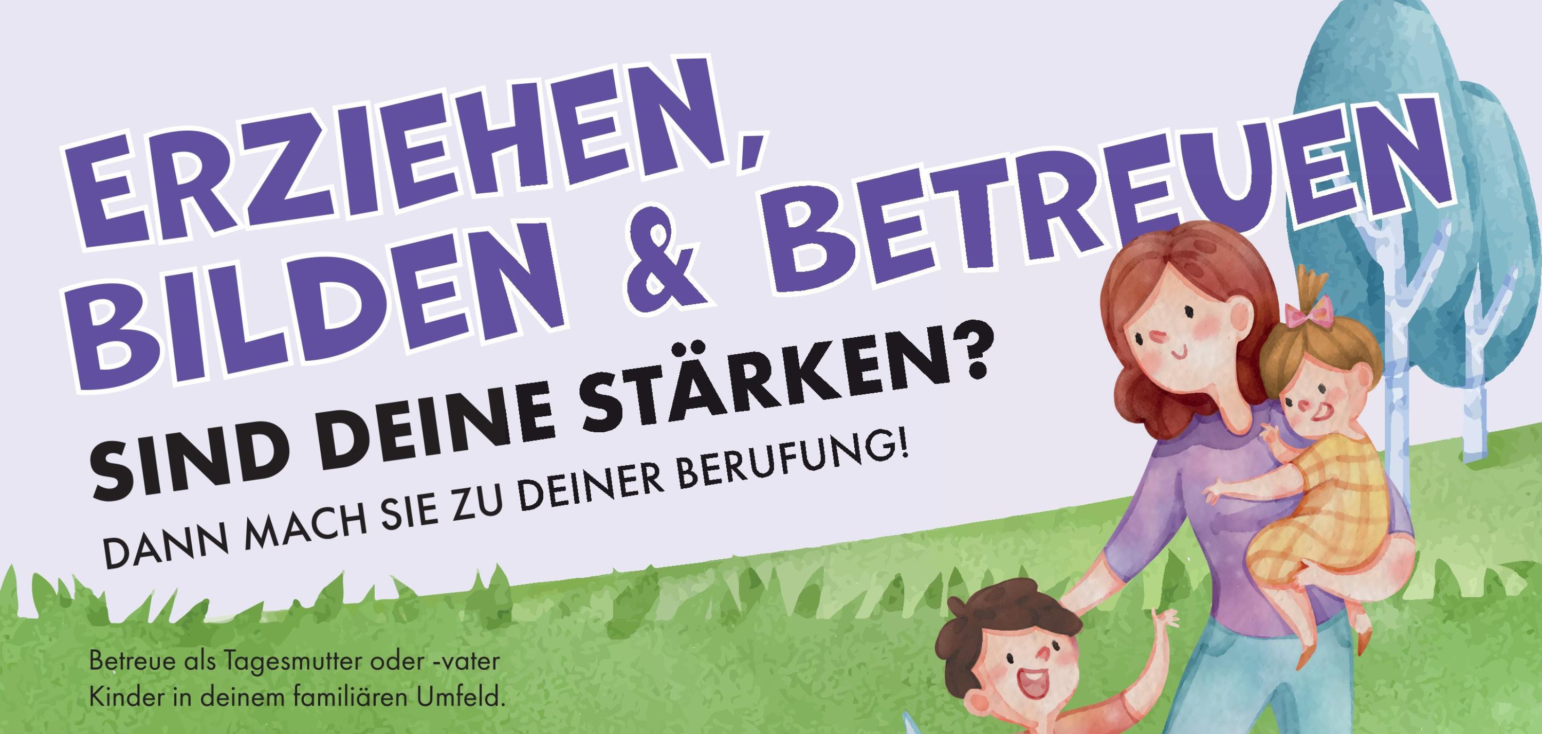 Tagespflege Flyer Vorderseite