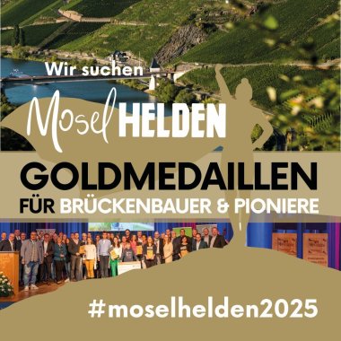 Grafik #moselhelden 2025 - Goldmedaillien für Brückenbauer und Pioniere Grafik #moselhelden 2025 - Goldmedaillien für Brückenbauer und Pioniere