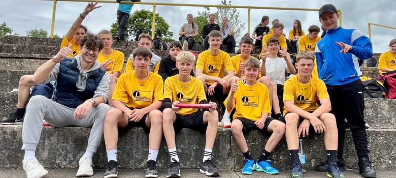 Jugenmannschaft der RS+ FOS Kaisersesch bei "Jugend trainiert für Olympia"
