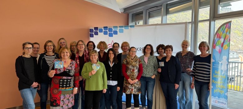 Fachberaterinnen für Kindertagespflege treffen sich zum gemeinsamen Austausch.