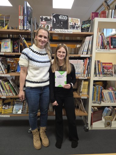 Siegerin des Vorlesewettbewerb