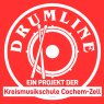 Drumline-Logo - Drumline Logo transparent weiß