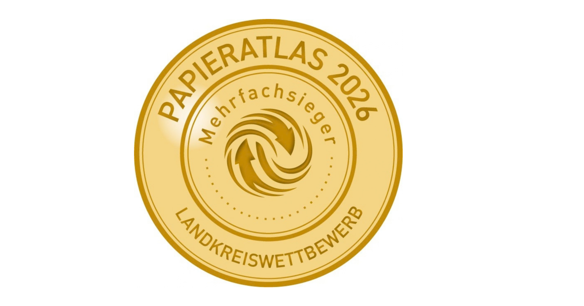 Papieratlas 2026 Medaille