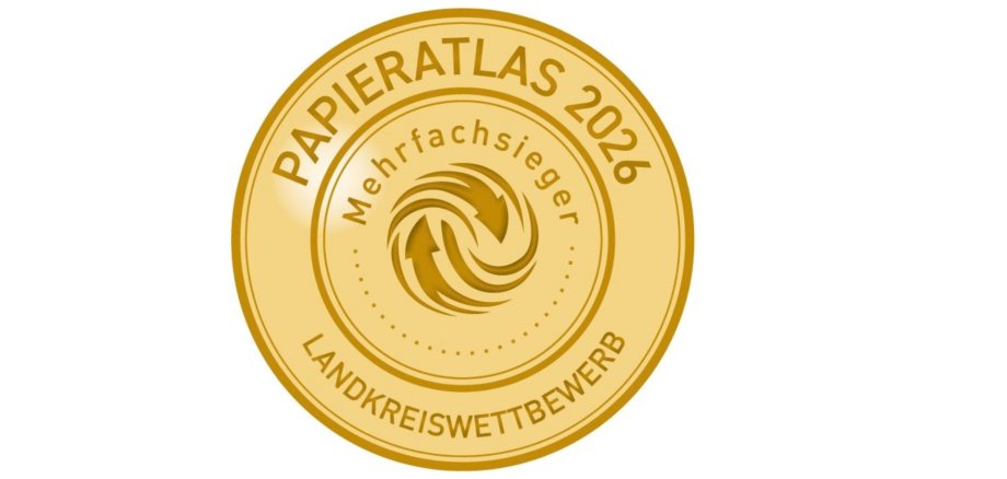 Papieratlas 2026 Medaille Papieratlas 2026 Medaille