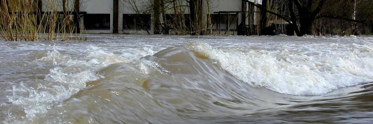 Hochwasser bei Nehren Hochwasser bei Nehren