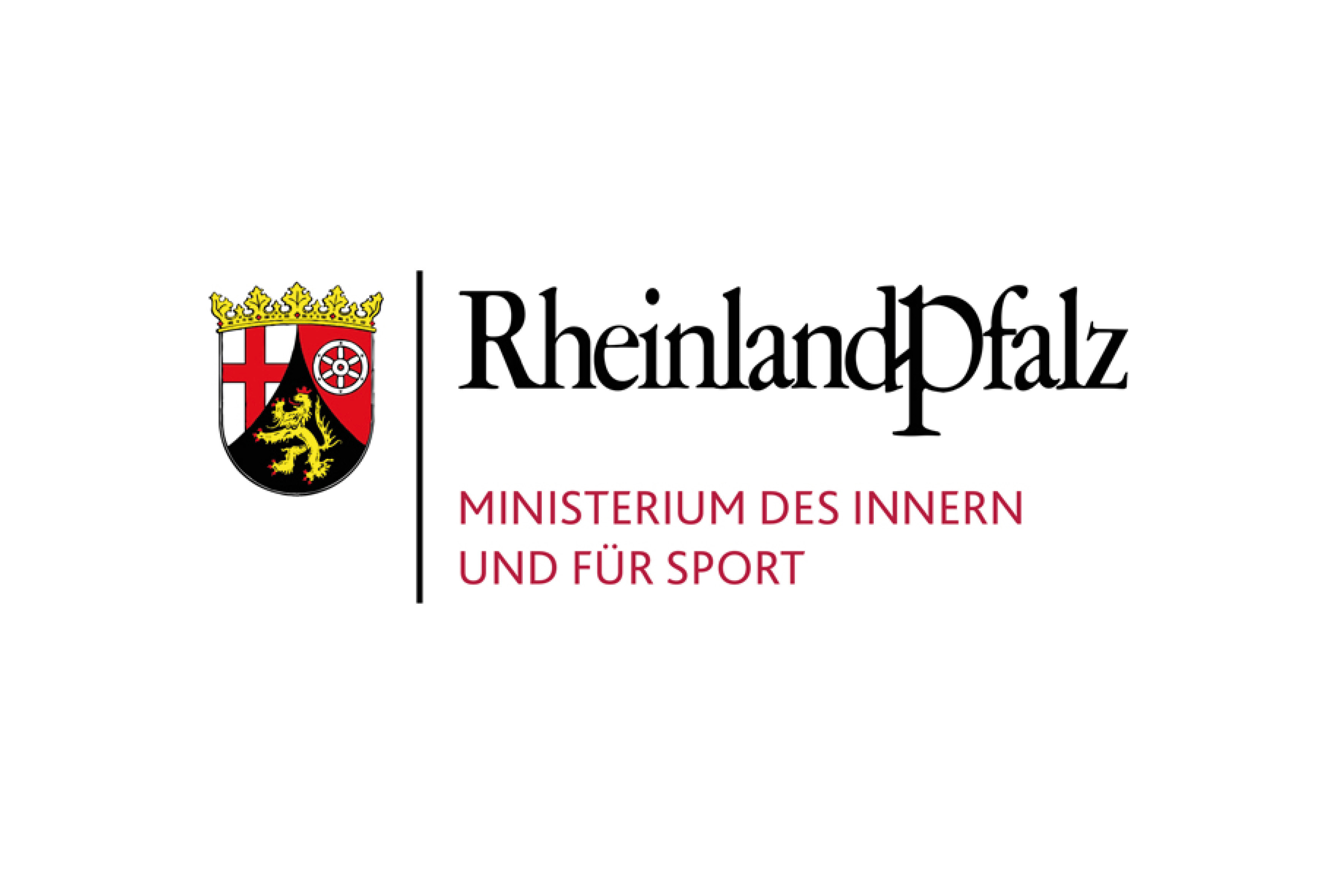 Logo des Ministeriums des Inneren und für Sport RLP