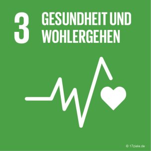 SDG-Logo Gesundheit und Wohlergehen