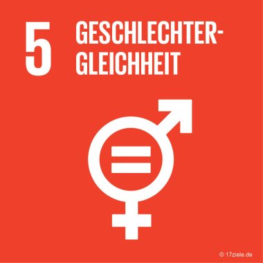 SDG-Logo Geschlechtergleichheit
