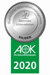 Logo AOK Silber-Zertifizierung 